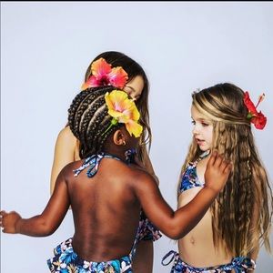 Girls Kai Lani Ruffle bottom one piece